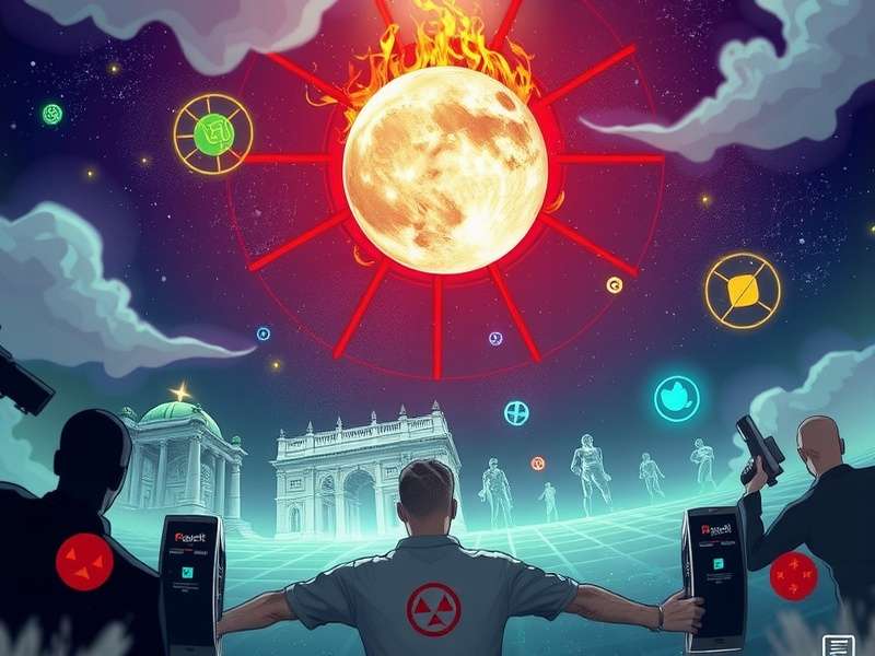 Cosmic Command Strategy Game UI